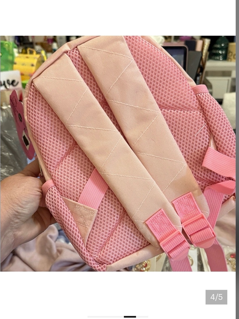 HELLO KITTY BACKPACK KIDS SMALL PINK & PEACH NIP - Picture 4 of 5
